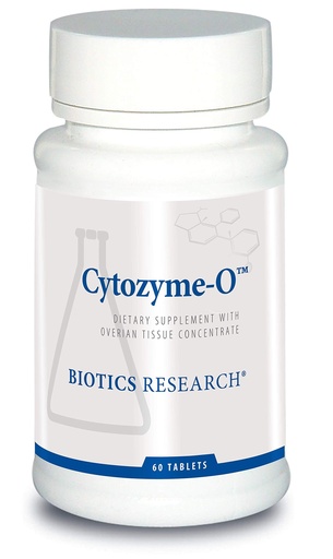[BRSWGGQEDN6AY2TZ] Biotics Research Cytozyme O Raw Bovine Ovarian Tissue, Supports Female Health, SOD, Catalase, Potent Antioxidant Activity, 60 Tablets