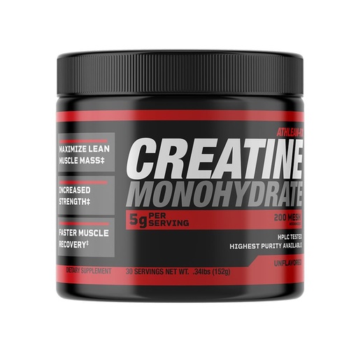 [BRSRAYLROR6WOH3L] ATHLEAN-X X-CREATINE Pure Micronized Creatine Monohydrate Powder - Supports Muscle Strength, Power, and Recovery - Gluten-Free, Non-GMO, Performance Enhancing Supplement (30 Servings)