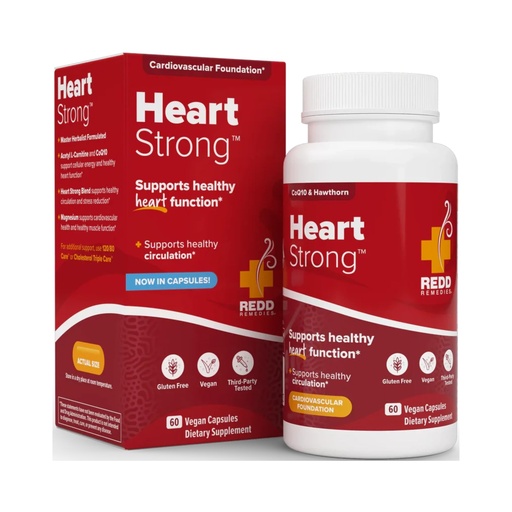 [BRSWIEAKCJ6WGYA3] Redd Remedies Heart Strong, 60 CT