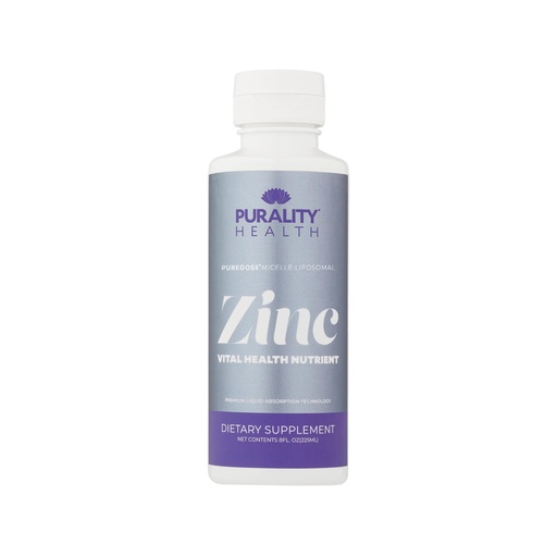 [BRSRO2YHDENQGH3F] Purality Health Liposomal Zinc 15mg per Serving for Immune Support - Liquid Zinc Supplement with Vitamin E - Blueberry High-Absorption Bisglycinate - Vegan, Non-GMO & Gluten-Free 15 Days Supply