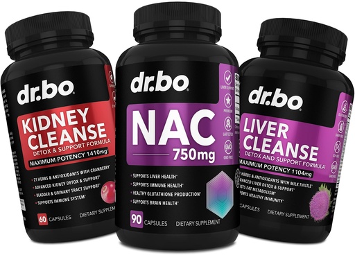 [BRSRMAYFAEPQA3IZ] NAC Kidney Liver Cleanse Detox - 750mg N Acetyl Cysteine Pure Vitamin Capsule - Daily Liver Kidney Detox Support Formula for Gallbladder, Bladder Urinary Tract Supplements & Milk Thistle