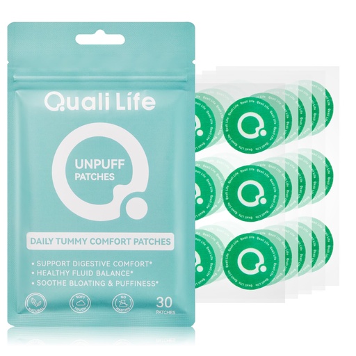 [BRSRGYLQPJ5BECLB] Unpuff Patches - Wellness Patch with Dandelion, Fennel, Artichoke, Ginger & Turmeric - Natural Herbal Support for Bloating, Water Retention & Digestive Support - 30 Vegan Patches