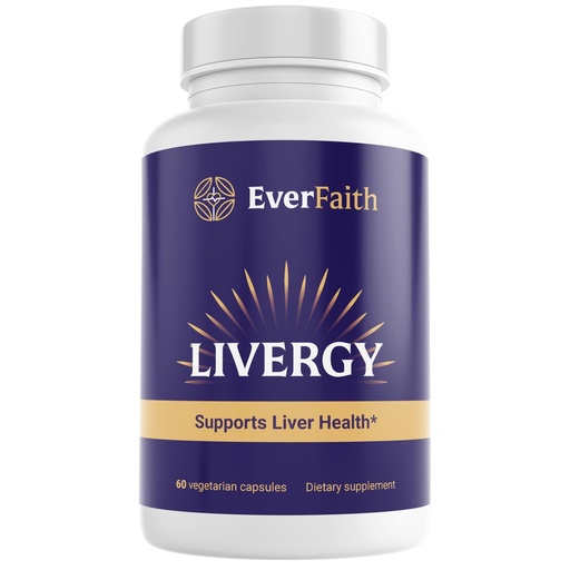 [BRSREGIHAF6QG2TL] EVERFAITH Livergy - Liver Cleanse Detox & Repair - Liver Support & Health Supplement - with Milk Thistle, Beet Root Extract, Turmeric, Dandelion & More - Vegetarian, Gluten Free, Non-GMO - 60 Capsules