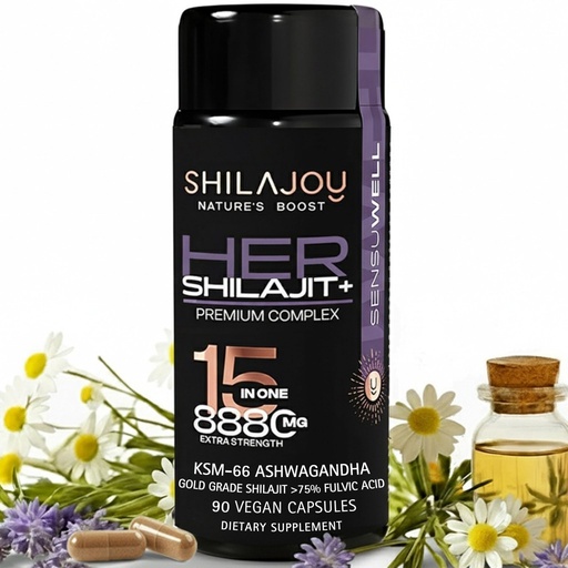 [BRSRACA7CIFWMDIV] Sensuwell Capsules Shilajit for Women - Energy Boost Women's Health Supplement, Vitality, Active Lifestyle, Daily Wellness - Women's Supplement w/Ashwagandha & Fenugreek Extract, 90 Capsules