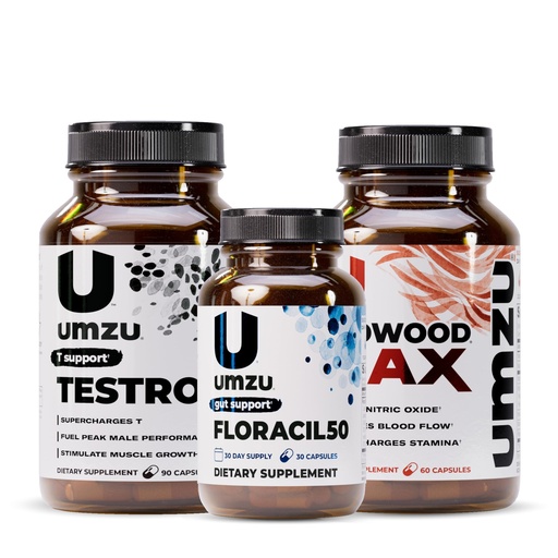 [BRSREFAOPMHRUCD5] UMZU Redwood Max Floracil50 Testro-X Men’s Wellness Bundle Nitric Oxide Booster Circulation Support Probiotic Gut Health Formula Daily Energy Vitality Stack for Active Lifestyle Routine Support