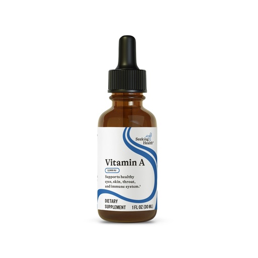 [BRSWIEYIOIHG2GQ7] Seeking Health vitamin A Drops - Eye & Skin Health Supplement with Retinyl Palmitate - Liquid Vitamin Support with Antioxidant Support - Soy-Free & Gluten-Free - 1 fl oz, 1500mcg (600 Servings)