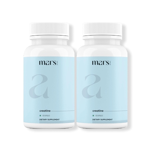 [BRSRAGAEBMPGG2T6] mars by GHC Micronized Creatine Monohydrate Capsules with Shilajit & Ashwagandha | Overall Well-Being | 240 Count | Pack of 2