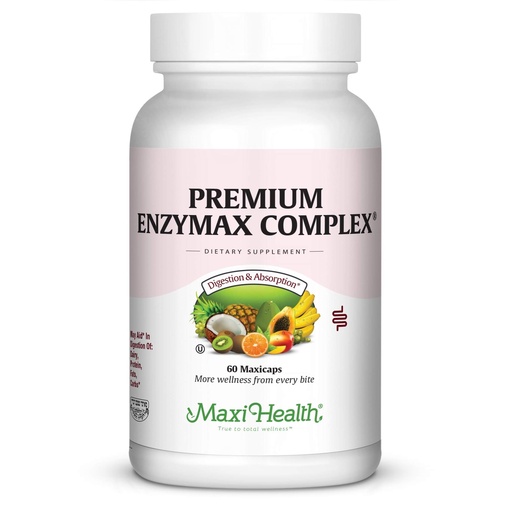 [BRSWIYAKCUOQ2CI7] Digestive Enzymes Supplement – Plant-Based Digestive Enzymes for Women & Men – Aids Digestion of Protein, Fat, Carbs & Fiber – Supports Gut Health, Gas & Bloating Relief – Enzymax Complex 60 Capsules
