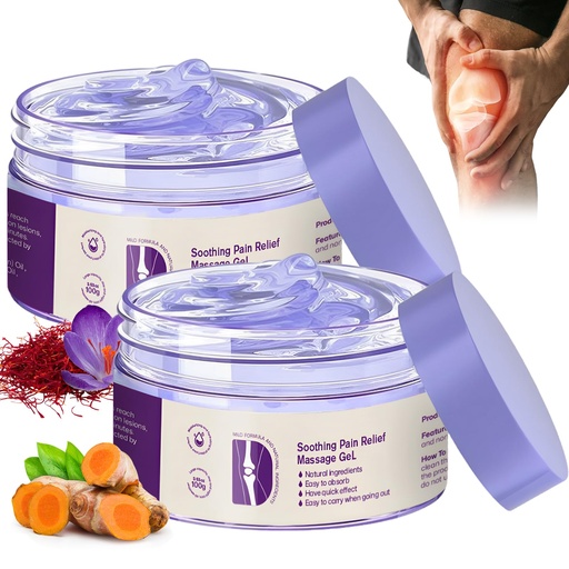[BRSRGBQ7CAPWCE3V] 2PCS Joint Pain Relief Purple Gel Soothing Massage Cream,Joint Purple Gel Soothes Knees Lumbar Neck Hands and Feet Jointgel Activities Throughout The Body