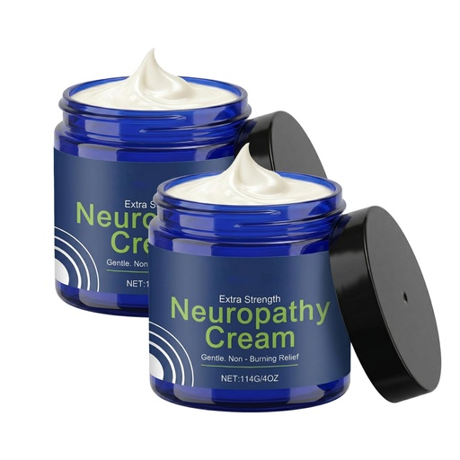 [BRSRGCAOOQDQ2HT7] 2pack Neuropathy Nerve Relief Cream - Maximum Strength Soothing for Feet, Hands, Legs, Toes, Back Discomfort - Fast Absorbing Gel Moisturizing Cream
