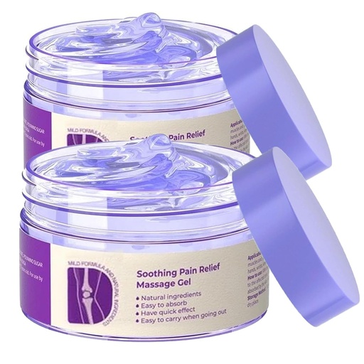 [BRSRACQPPIAQOAYY] TIMLIFE 2PCS Joint Purple Gel, Purple Relief Soothing Massage Cream,Joint Activities Throughout The Body, Soothes Knees, Lumbar, Neck, Hands, and Feet