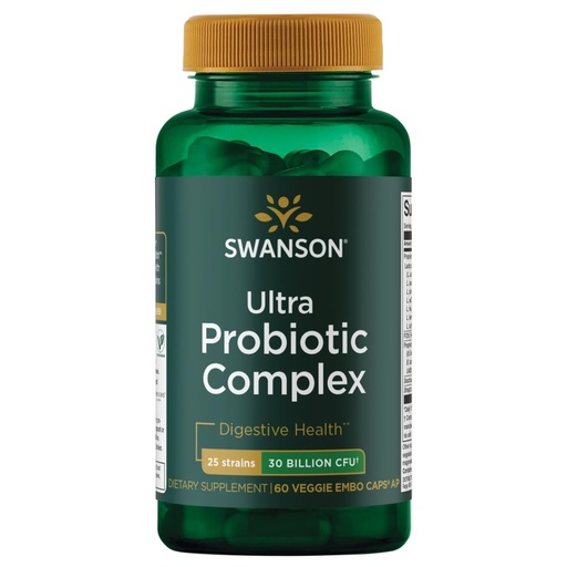 [BRSWGYYTOEJQY232] Swanson Ultra Probiotic Complex 30 Billion Cfu 60 Veg Capsules