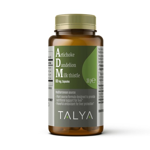 [BRSWGFQRCAMB4FY4] TALYA Milk Thistle Silymarin Artichoke Dandelion Herbal Liver Detox Cleanse Liver Support Supplement Vegan Capsules 60 Count 1 Month Supply Non GMO