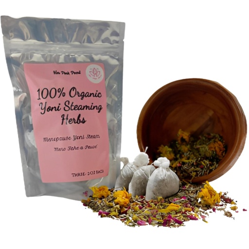 [BRSROFD5DEPWOG3A] Menopause Yoni Steaming Herbs | 1 Month Supply | 100% Organic Herbal Blending | Hormone Replacement Therapy, Relaxing