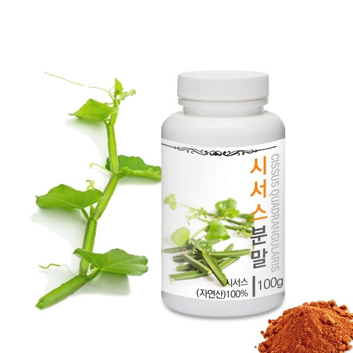 [BRSWGBTQBUGWYADO] [Medicinal Herbal Powder] Prince Natural Cissus Quadrangularis Powder/프린스 시서스분말, 3.5oz / 100g (Veldt Grape/시서스)
