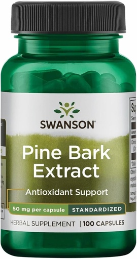 [BRSWIY36BQFWICA3] Swanson Pine Bark Extract 50 Milligrams 100 Capsules