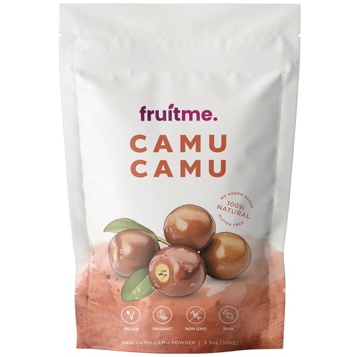 [BRSRAZLRCEDQKF3Z] Raw Certified Organic Camu Camu Powder Freeze-Dried 100g - Vitamin C Rich Superfood - Highest Vitamin C Superfruit - A Natural Peruvian Berry by FruitMe …