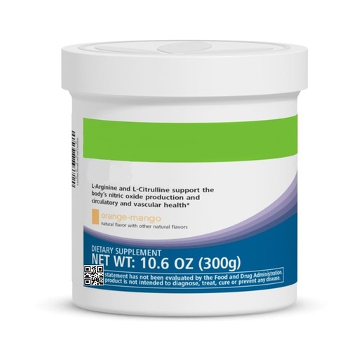[BRSRAAY7A4BROGYZ] Herbal Nite: (Naturally Flavored)-Orange Mangoo-10.6 Oz. L- Arginine- and L- Citrulline Support