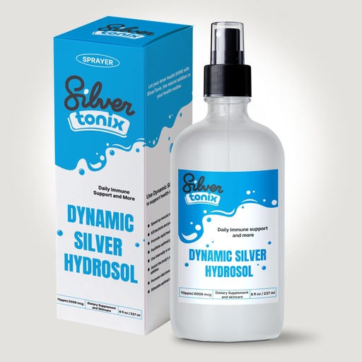 [BRSRGGAKOUGRE3QZ] Dynamic Silver Hydrosol Fine Mist Spray – 10ppm Bio-Active Colloidal Silver – Pharmaceutical Grade Purified Water – Topical & Oral Use – Daily Wellness & Skin Cleanliness Support (8 Fl Oz)