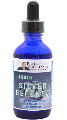 [BRSWYFIFOAIBG3LP] Peter Gillham’s Life Essentials Liquid Silver Defense 10 PPM,2 oz, Silversol Technology®,99.9% Immune Boost