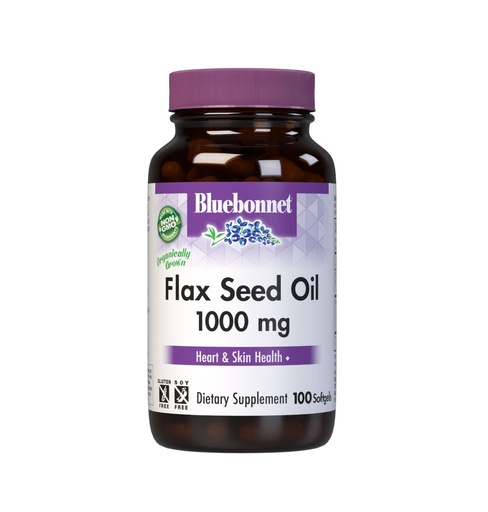 [BRSWIYT7BIABYCL4] Bluebonnet Flaxseed Oil Softgels, 1000 mg, 100 Count