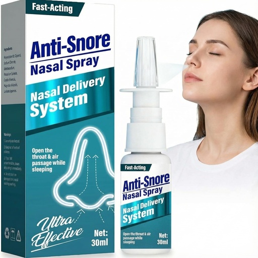 [BRSRGBD2CEIGY33K] Anti Snoring Spray - Natural Snore Relief Solution to Support Clear Nasal Passages & Better Sleep - for Side Sleepers & Heavy Snorers