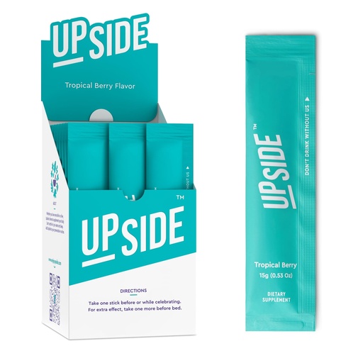 [BRSRAHQDBZ7WKH3X] UPSIDE Pre-Celebration Vitamin Jelly Sticks | Natural Ingredients for Better Mornings | Eat One Before Celebrating | DHM, Hardy Orange, Electrolytes | Party, Wedding, Weekend Essentials