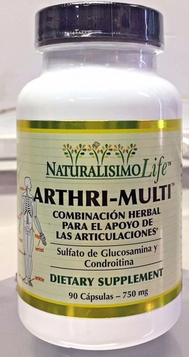 [BRSROCQRBUNBA33G] Generic Arthri-Multi 90 Capsulas 750mg Sulfato de Glucosamina Condroitina, Blue
