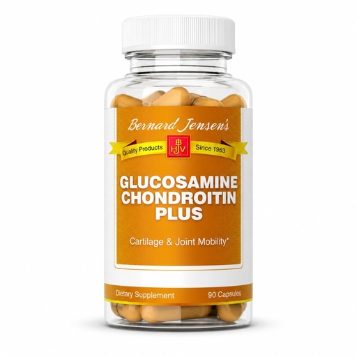 [BRSRMGL3CR4A2CLK] Bernard Jensen's Glucosamine Chondroitin Plus, 90 Capsules, 30-Day Supply, Joint Support Supplement for Men & Women with Glucosamine, Chondroitin & MSM, Promotes Flexibility, Mobility & Active Living