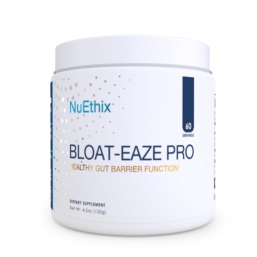 [BRSW2BDYCEJQ23IU] NuEthix Formulations Bloat Eaze Pro Support for Gut Barrier Function Dietary Supplement, 60 Servings