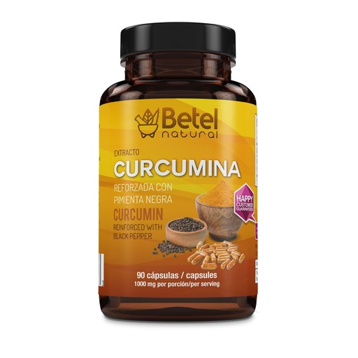 [BRSRAGIOOUMRQYLO] Betel Natural Premium Curcumin with Black Pepper Caps Curcumina - 90 Caps