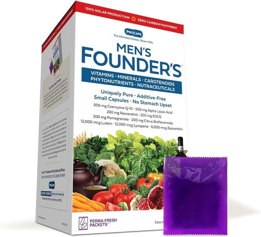 [BRSWGBANOR5QYAL3] ANDREW LESSMAN Multivitamin-Men's Founders 120 Packets - More Than 40 Nutrients Plus High Potencies of All Essential Vitamins, Minerals, Phytonutrients, Carotenoids. Easy-to-Swallow. No Additives