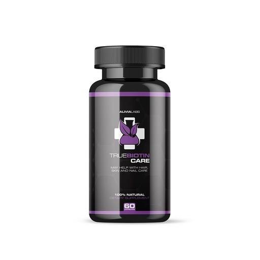 [BRSRMHQTBB4GMDY2] True Biotin Care - Supports Healthy Hair, Skin and Nails, 5,000 mcg, Rapid Release 60 Count
