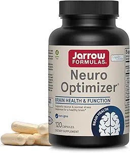 [BRSRMAIOOB6QIFY4] Jarrow Formulas Neuro Optimizer with 7 Neuro-Nutrient Ingredients, Dietary Supplement for Brain Health and Antioxidant Support, 120 Capsules, 30 Day Supply, Pack of 12