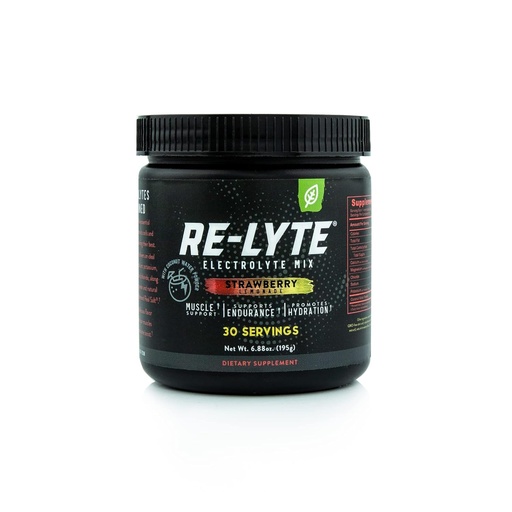 [BRSRAHYYBBYBQ3TV] Re-lyte Electrolyte Drink Mix Strawberry Lemonade 30 Servings 6.70 oz.
