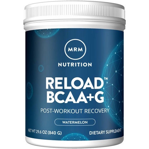 [BRSWIYY5B4AA2H32] MRM Nutrition Reload BCAA+G Post-Workout Recovery - 8.5g Amino Acids with Glutamine & CarnoSyn, Muscle Recovery, Endurance Support, Caffeine Free, Keto Friendly Powder - 67 Servings, Watermelon Flavor
