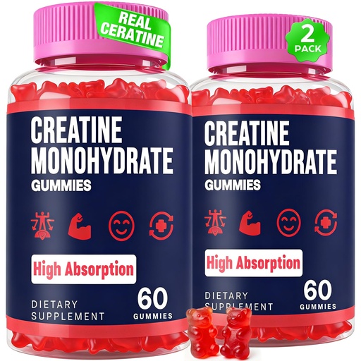 [BRSREA34BYHROALA] Gummies Supplement，New - 2 Bottles