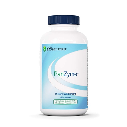 [BRSWIYQEAAIQAYLK] Nutra Biogenesis PanZyme - Betaine HCL with Pepsin, Pancreatin, Lipase and Protease, Cellular Energy, Nervous System and Metabolic Health Support - 180 Capsules