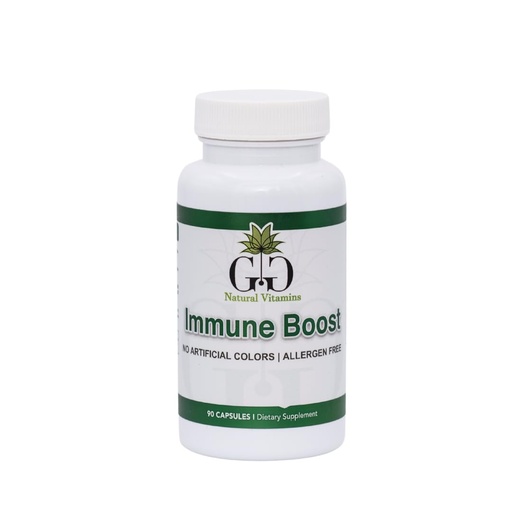 [BRSRAGQQBUMRYDLP] Immune Boost Nutritional Supplement, 90 Capsules, Unflavored, Adults Daily Support. Including Vitamins A, B6, C, D3, E, Echinacea, Folic Acid, Iron, Selenium, and Zinc
