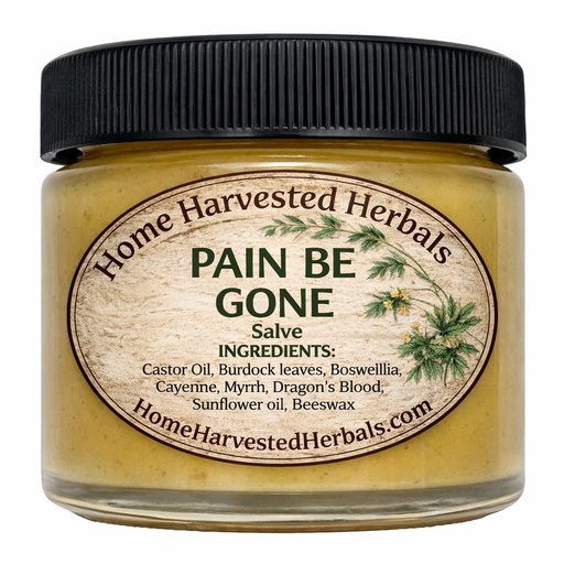 [BRSRGZY3DEPAOEYU] Pain Relief Herbal Salve – 2 oz – Home Harvested Herbals – Natural Relief for Aches, Muscles & Joint Discomfort