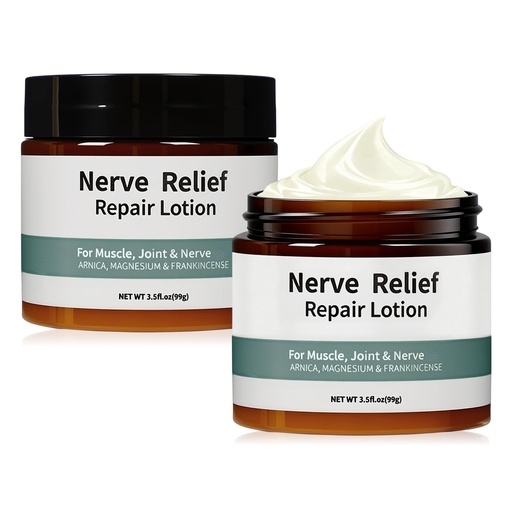 [BRSRGZTRAQPBMCL6] Nerve Cream,Neuropathy Lotion With Arnica,Magnesium For Joint,Daily Nourishment For Knee,Lumbar,Neck,Hand And Foot(3.5oz