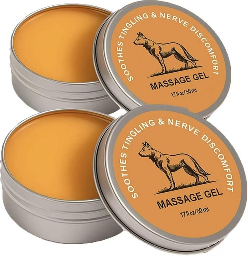 [BRSRGAYFAEFWAD3J] Nerve Relief Balm for Neuropathy, Cooling Soothing Massage Cream for Muscle-2PCS