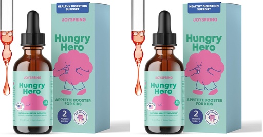 [BRSRGBQCAF7WE3YZ] JoySpring Appetite Booster for Kids Ages 3+ | Natural Weight Gain with L-Lysine & B Vitamins | Toddler Appetite Booster | Supports Healthy Growth & Development | 2oz Liquid (Pack of 2)