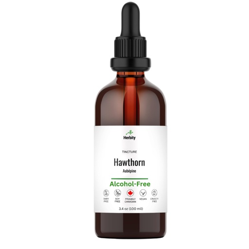 [BRSREGQFOENGOYLA] Hawthorn Berry Herbal Tincture Liquid Extract, Hand Crafted Natural Medicine Remedies Herb Formula Drops, Non-GMO, Vegan, Gluten Free, No Fillers (3.4 Fl Oz)