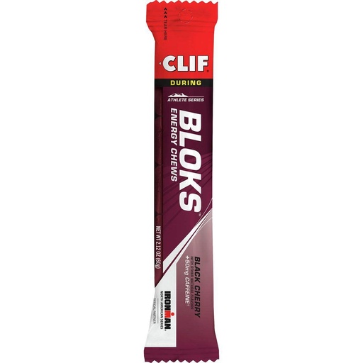 [BRSWKZYNCAAQMCTK] Clifbar+Clif+Shot+Bloks+Black+Cherry+W%2f+Caffeine%2c+One+Size