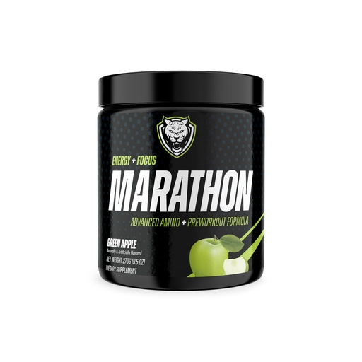 [BRSREYYZAUIR4G3Z] 6AM Run Marathon | Running Supplements for Endurance & Stamina | Amino Energy with BCAAs for a Clean Pre Running Fuel | No Jitters | Marathon Essentials | Green Apple | 30 Servings