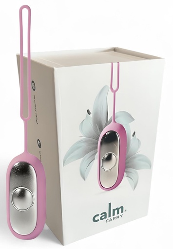 [BRSREZYQOZ7WYYLG] Glowco CalmCarry Sleep Aid Device – Handheld Microcurrent Relaxation Tool, Supports Calm, Focus & Gentle Relief, USB Rechargeable, Portable Wellness Device for Adults & Kids | Pink Calm Carry