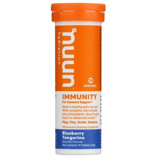 [BRSWGBAQBB5W2CY3] Nuun Immunity: Blueberry Tangerine Enhanced Hydration Tablets (2-Pack of 10 Tabs each)