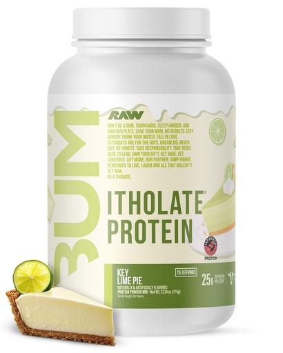 [BRSREFL4BANQ2AA7] RAW Whey Isolate Protein Powder, Key Lime (CBUM Itholate Protein) - 100% Grass-Fed Sports Nutrition for Muscle Growth & Recovery - Low-Fat, Low Carb, Naturally Flavored - 25 Servings