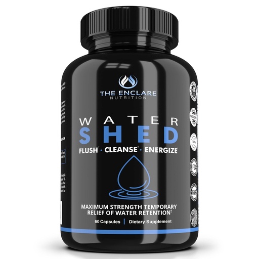 [BRSRMFANCEOR43T2] Water Pills Diuretic Water Retention - Liver Detox, Kidney Cleanse, Weight, Swelling Legs & Feet, Edema, Bloating Relief, Fluid Balance - Dandelion Vitamin B6 Green Tea Watershed Max Strength 60ct (1)